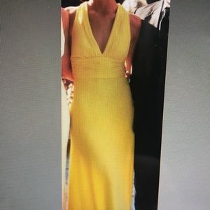 Nicole Miller yellow gown - size 2